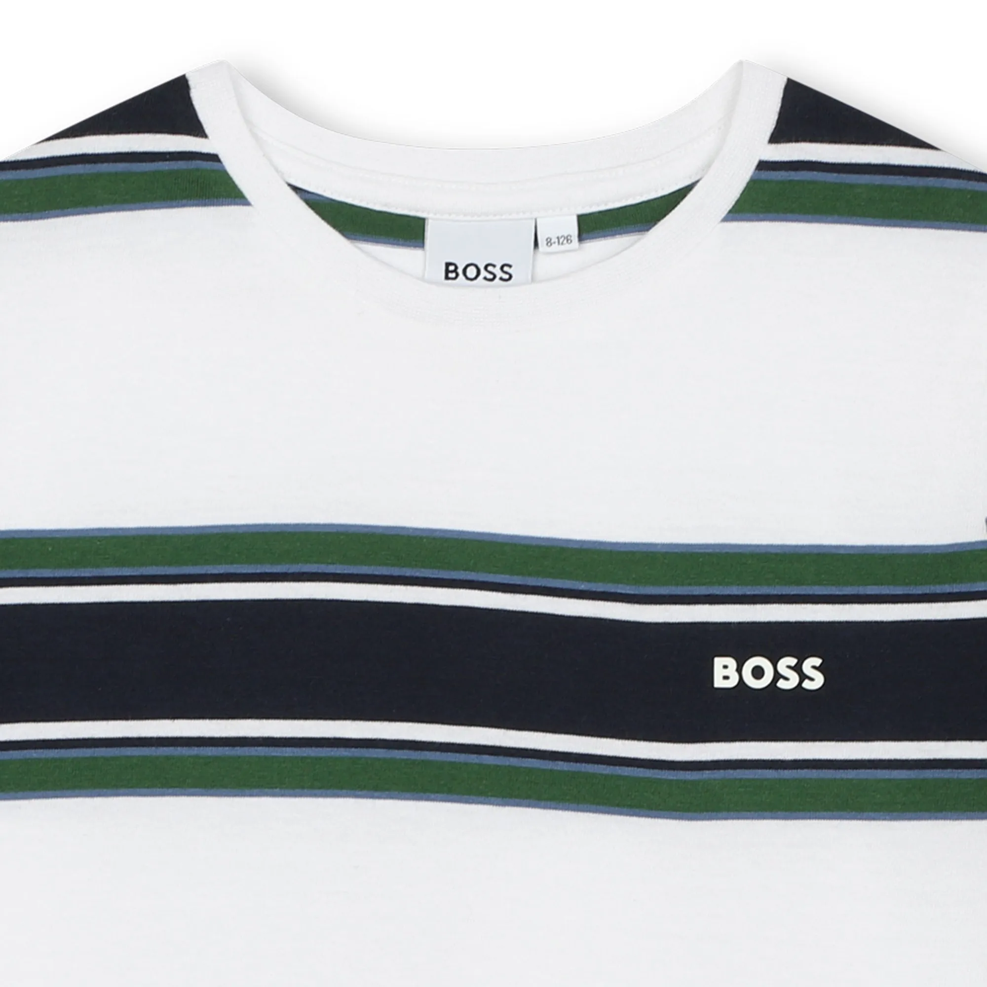 White & Green Logo T-Shirt