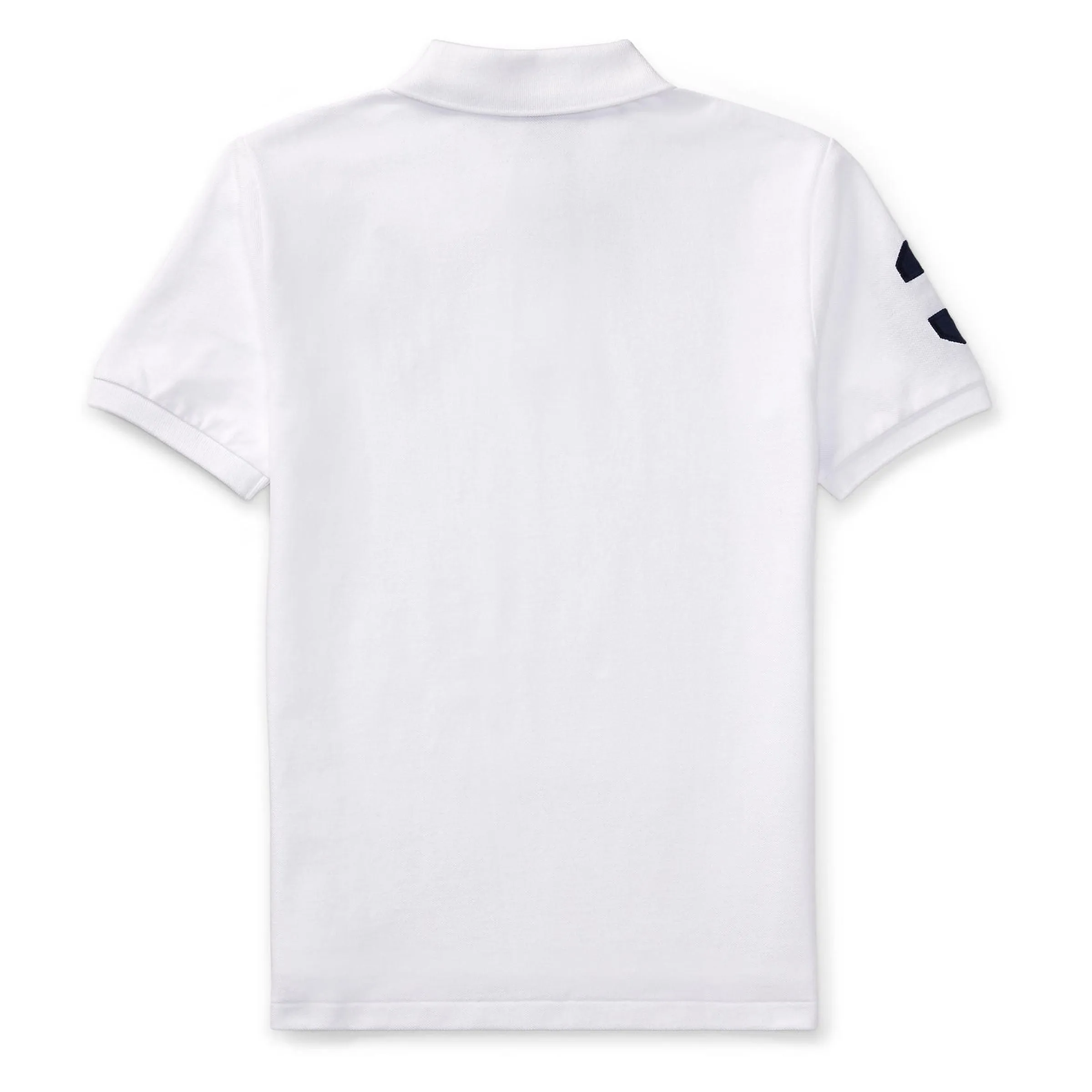 White Logo Patch Jr Polo