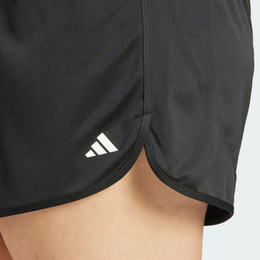 Women's adidas Pacer Essentials Knit High-Rise Shorts (Plus Size)