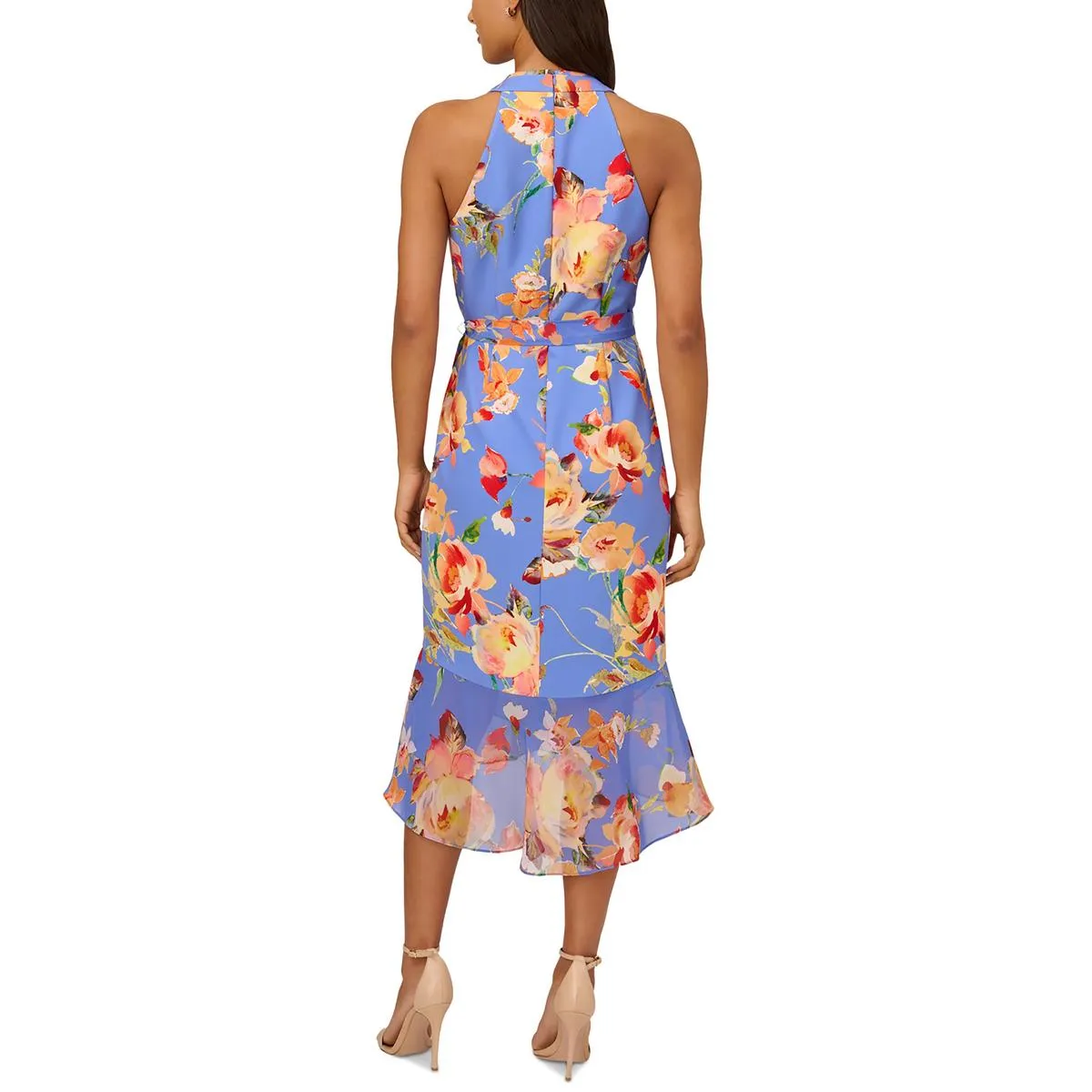 Womens Floral Print Jersey Sundress