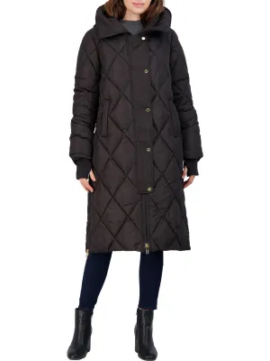 Womens Quilted Lightweight Puffer Coat