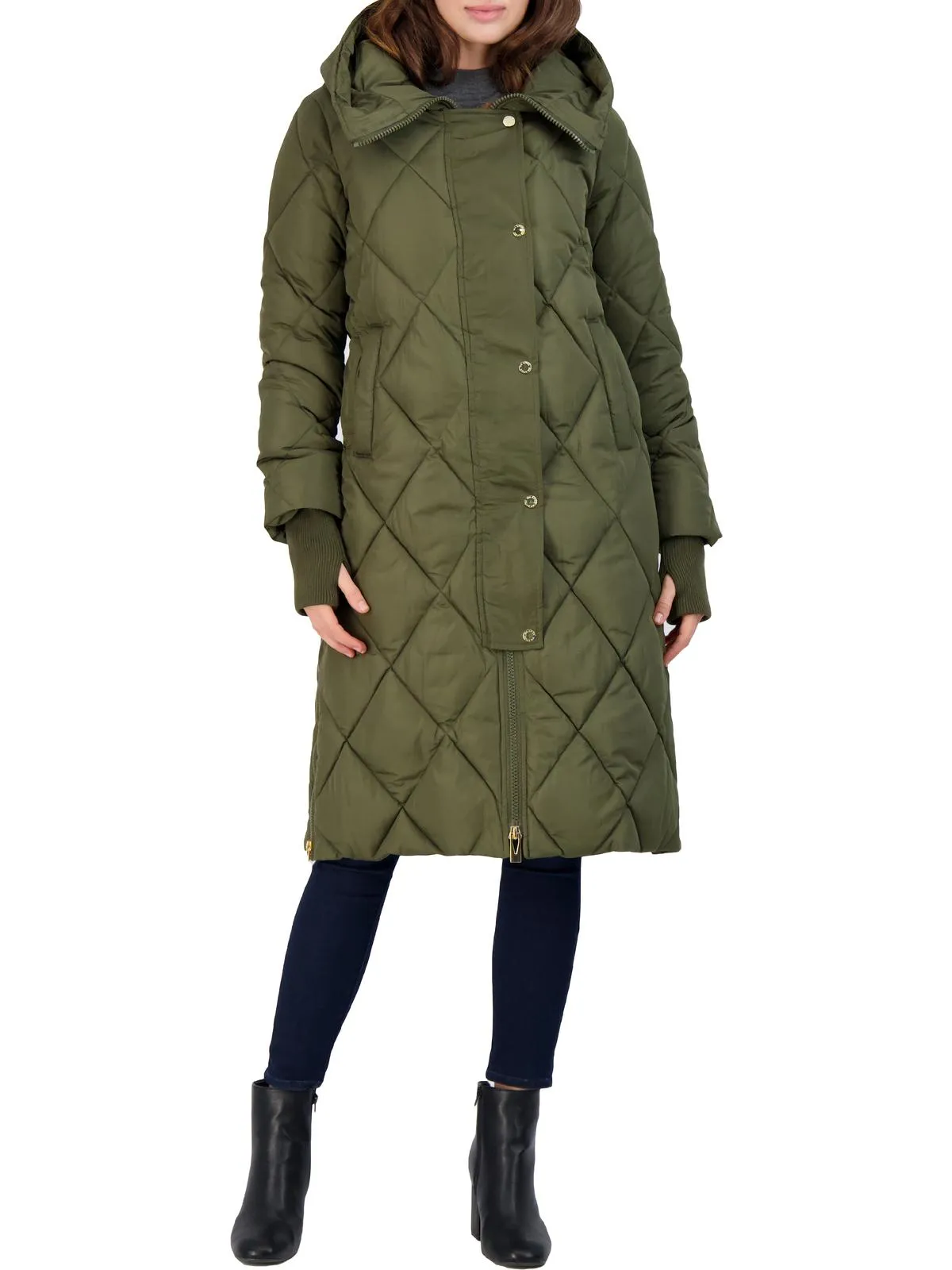 Womens Quilted Lightweight Puffer Coat