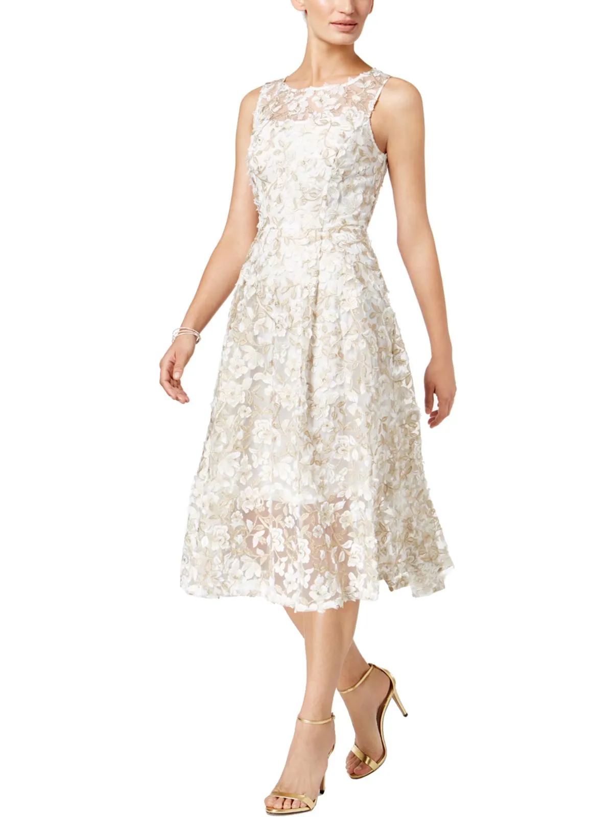 Womens Sleeveless F; Cocktail Dress