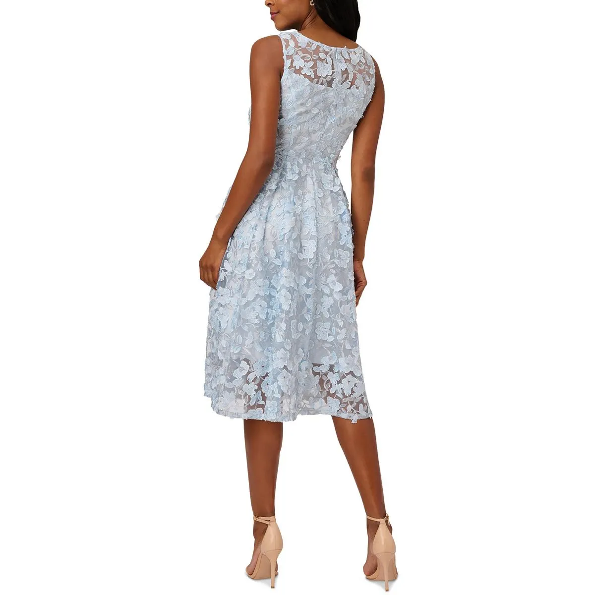 Womens Sleeveless F; Cocktail Dress