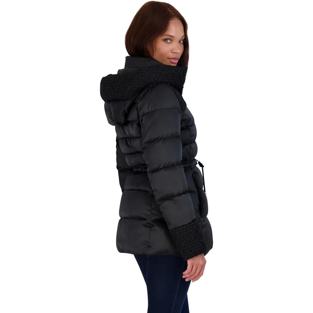 Womens Slimming Novelty Puffer Jacket