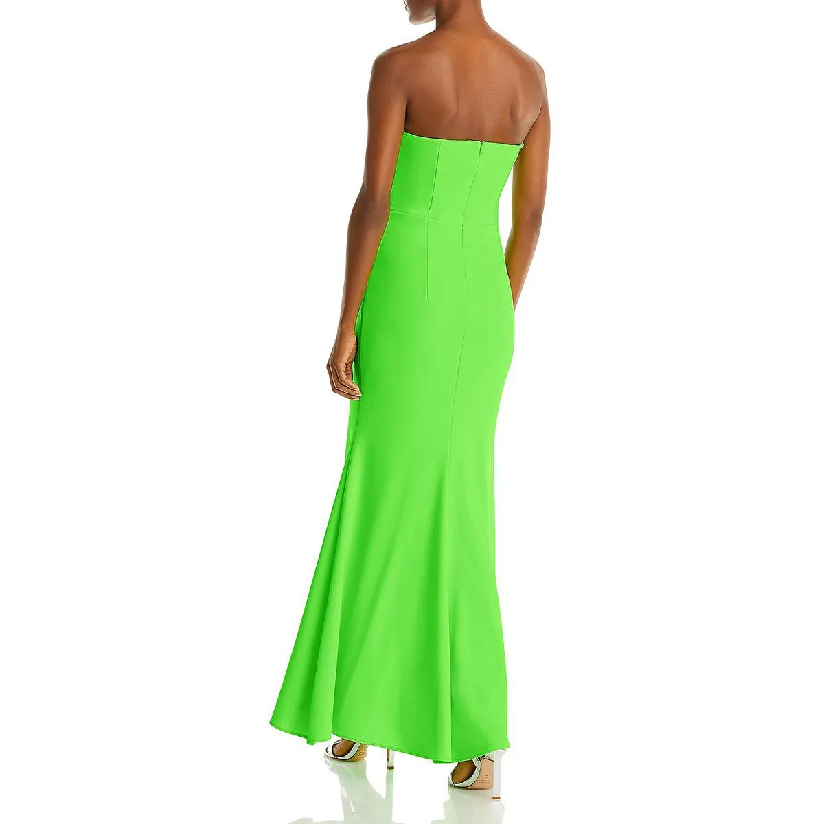 Womens Strapless Formal Evening Dress