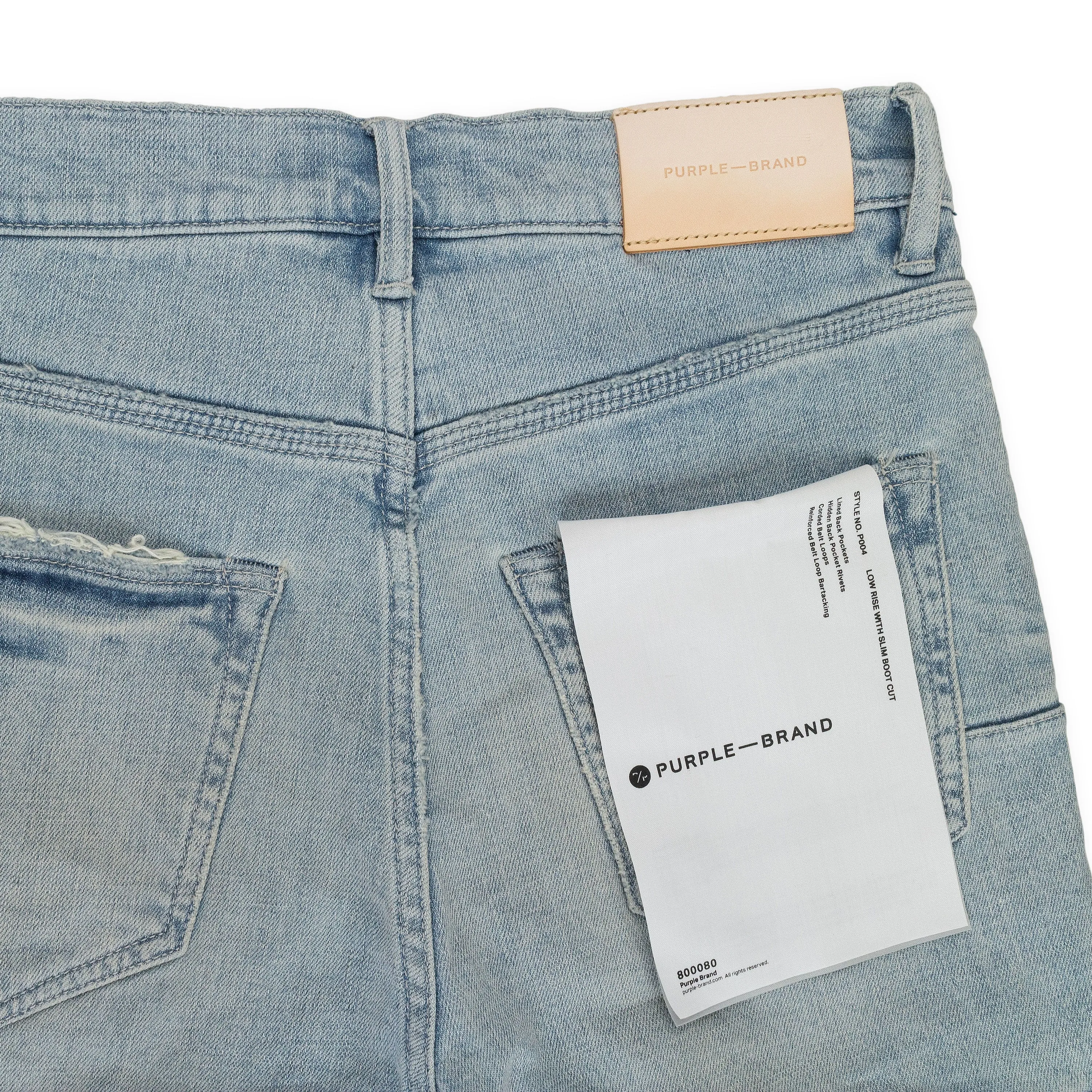 WORN LIGHT CARGO Indigo SKINNY JEANS