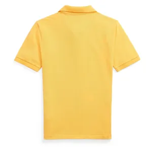 Yellow Logo Cotton Polo