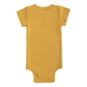 Yellow Mustard SS Modal Bodysuit