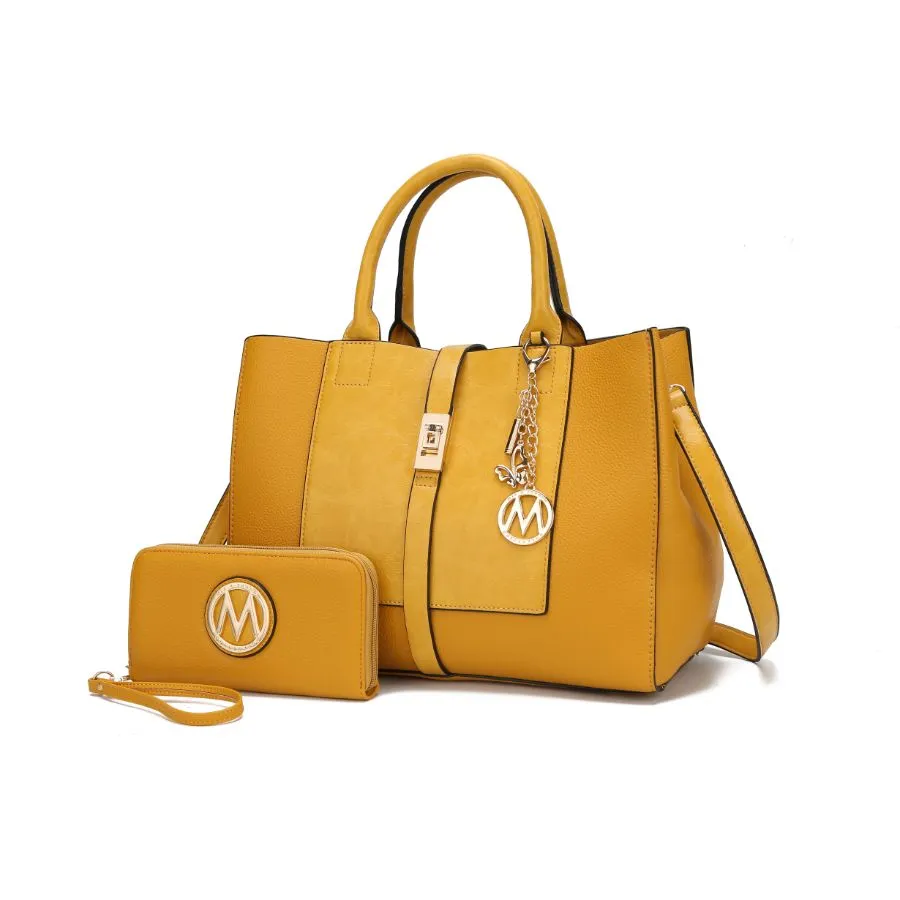 Yola Satchel Handbag with Wallet