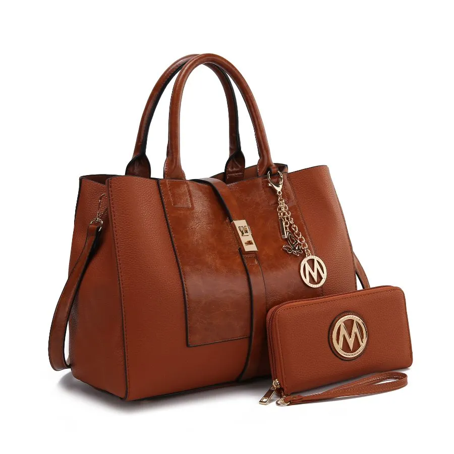 Yola Satchel Handbag with Wallet