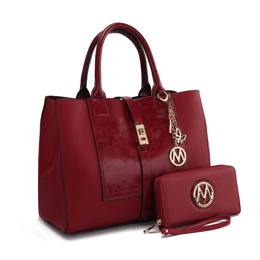 Yola Satchel Handbag with Wallet